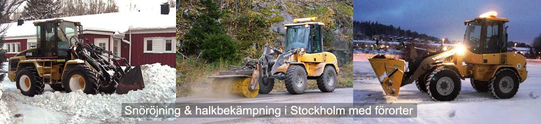 Snöröjning & halkbekämpning